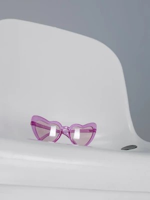 Zdjęcie produktu Okulary przeciwsłoneczne z powłoką lustrzaną dziewczęce 4F JUNIOR