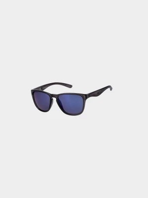 Zdjęcie produktu Okulary przeciwsłoneczne z powłoką lustrzaną uniseks - niebieskie 4F
