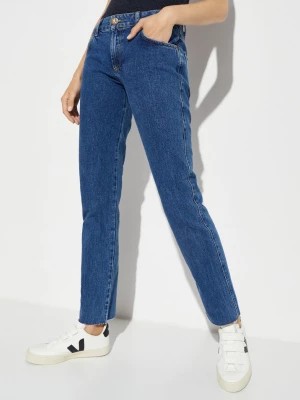 Zdjęcie produktu One Teaspoon Niebieskie jeansy Trucker Straight Low Waist