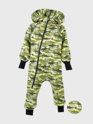 Zdjęcie produktu Onepiece French Terry Jumpsuit Camouflage Sharks Khaki iELM