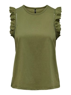Zdjęcie produktu ONLY Koszulka "Linda" w kolorze oliwkowym rozmiar: XS
