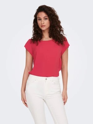 Zdjęcie produktu ONLY Koszulka w kolorze czerwonym rozmiar: 40