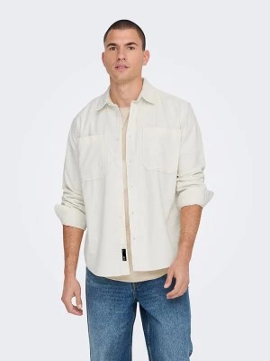 Zdjęcie produktu ONLY & SONS Kurtka koszulowa "Alp" w kolorze kremowym rozmiar: XL