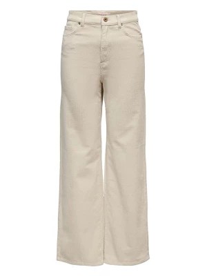 Zdjęcie produktu ONLY Spodnie sztruksowe "Hope" w kolorze beżowym rozmiar: 42/L32