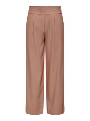 Zdjęcie produktu ONLY Spodnie w kolorze jasnobrązowym rozmiar: 36/L32