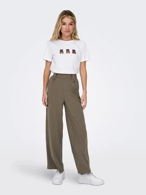 Zdjęcie produktu ONLY Spodnie w kolorze szarobrązowym rozmiar: XS