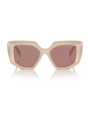 Zdjęcie produktu Opalowe Różowe Okulary Przeciwsłoneczne Prada