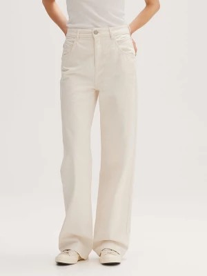 Zdjęcie produktu OPUS Dżinsy "Miberta" - Regular fit - w kolorze kremowym rozmiar: 34/L32
