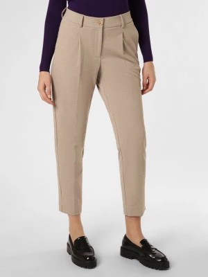 Zdjęcie produktu Opus Spodnie - Myrtel Kobiety beżowy wypukły wzór tkaniny,