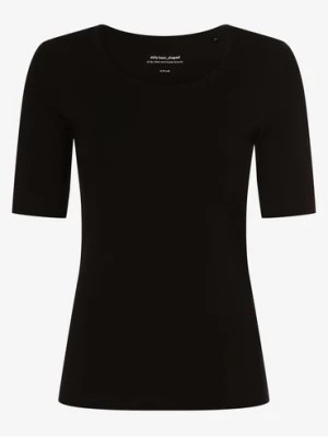 Zdjęcie produktu Opus T-shirt damski Kobiety Bawełna czarny jednolity,