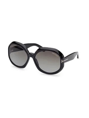 Zdjęcie produktu Oryginalne okulary przeciwsłoneczne dla kobiet Ft1011 01B Tom Ford