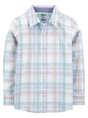 Zdjęcie produktu OshKosh Koszula w kolorze jasnobrązowo-zielonym rozmiar: 140