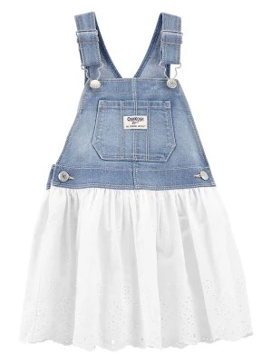 Zdjęcie produktu OshKosh Sukienka w kolorze niebiesko-białym rozmiar: 104