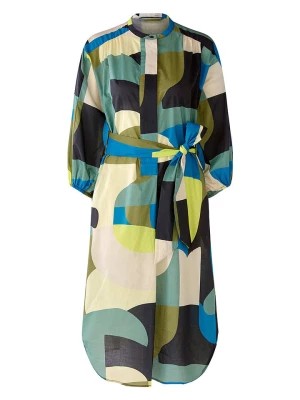 Zdjęcie produktu Oui Sukienka w kolorze niebiesko-beżowo-zielonym rozmiar: 40