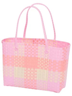 Zdjęcie produktu Overbeck and Friends Shopper bag "Camilla" w kolorze jasnoróżowym - 39 x 28 x 15 cm rozmiar: onesize