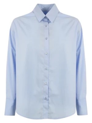 Zdjęcie produktu Oversized Niebieska Koszula Poplinowa Dondup