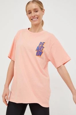 Zdjęcie produktu P.E Nation t-shirt damski kolor pomarańczowy