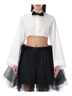 Zdjęcie produktu Papillon Cropped Shirt Noir Kei Ninomiya