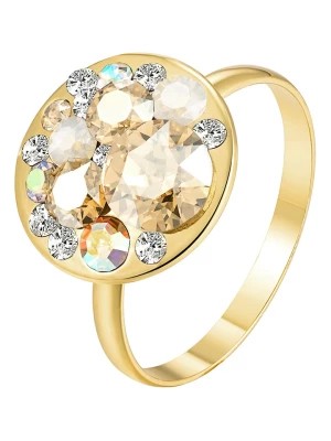 Zdjęcie produktu Park Avenue Pozłacany pierścionek z kryształami Swarovski rozmiar: 52