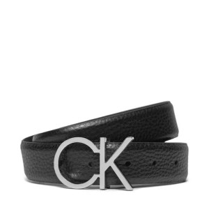 Zdjęcie produktu Pasek Damski Calvin Klein Ck Logo Belt 3.0 Pebble K60K611903 Czarny