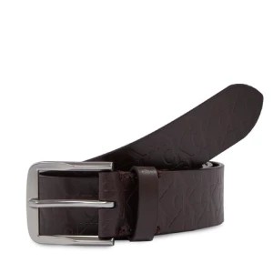 Zdjęcie produktu Pasek Męski Calvin Klein Jeans Classic Flat Lthr Belt 35Mm Aop K50K511518 Brązowy