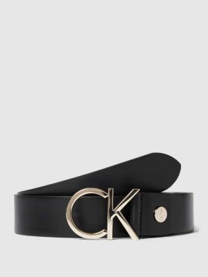 Zdjęcie produktu Pasek skórzany z aplikacją z logo CK Calvin Klein