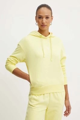 Zdjęcie produktu Patrizia Pepe bluza bawełniana damska kolor żółty z kapturem gładka 8M1619 J079