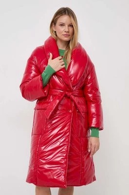 Zdjęcie produktu Patrizia Pepe kurtka damska kolor czerwony zimowa oversize