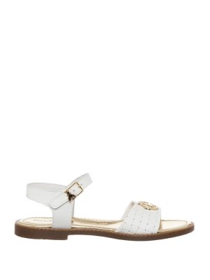 Zdjęcie produktu Patrizia Pepe Skórzane sandały w kolorze białym rozmiar: 39