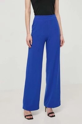 Zdjęcie produktu Patrizia Pepe spodnie damskie kolor niebieski szerokie high waist 2P1603 A049