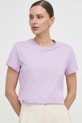 Zdjęcie produktu Patrizia Pepe t-shirt bawełniany damski kolor fioletowy 2M4373 J111