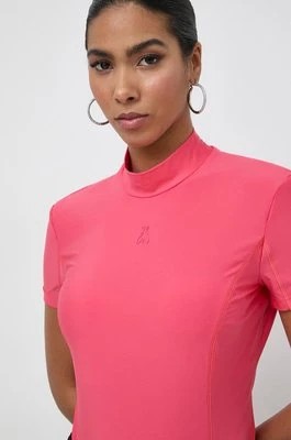 Zdjęcie produktu Patrizia Pepe t-shirt damski kolor różowy z półgolfem 8M1555 J011