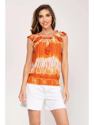 Zdjęcie produktu Peace & Love Bluzka w kolorze pomarańczowym rozmiar: S