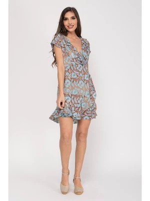 Zdjęcie produktu Peace & Love Sukienka w kolorze brązowo-błękitnym rozmiar: L