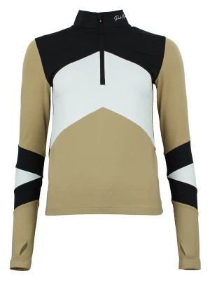 Zdjęcie produktu Peak Mountain Koszulka funkcyjna "Athos" w kolorze beÅ¼owo-czarnym rozmiar: S