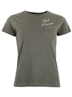 Zdjęcie produktu Peak Mountain Koszulka w kolorze oliwkowym rozmiar: L