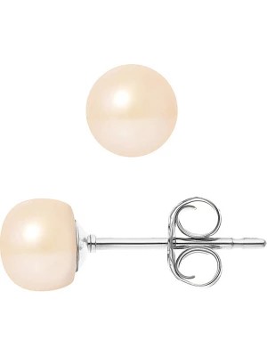 Zdjęcie produktu Pearline Kolczyki-wkrętki w kolorze jasnoróżowym z perłami rozmiar: onesize