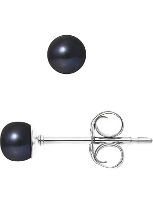 Zdjęcie produktu Pearline Kolczyki-wkrętki z perłami w kolorze granatowym rozmiar: onesize