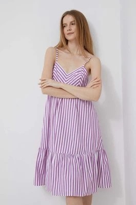 Zdjęcie produktu Pennyblack sukienka bawełniana kolor fioletowy mini rozkloszowana