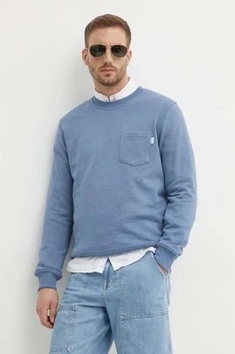 Zdjęcie produktu Pepe Jeans bluza MANS CREW męska kolor niebieski gładka PM582696