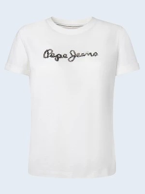 Zdjęcie produktu Pepe Jeans FOOTWEAR Koszulka w kolorze białym rozmiar: M