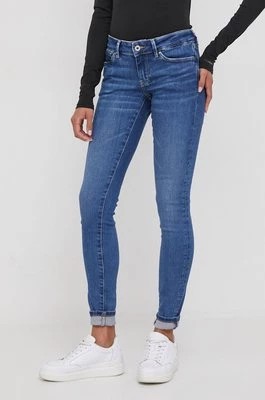 Zdjęcie produktu Pepe Jeans jeansy SKINNY JEANS LW damskie kolor niebieski PL204583XW6