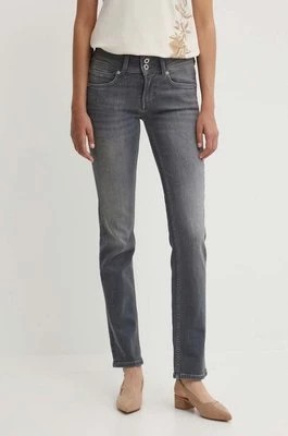 Zdjęcie produktu Pepe Jeans jeansy SLIM JEANS LW damskie kolor granatowy PL204729UH7
