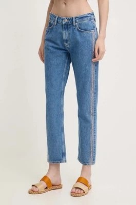 Zdjęcie produktu Pepe Jeans jeansy STRAIGHT JEANS MW CRAFT damskie high waist PL204719