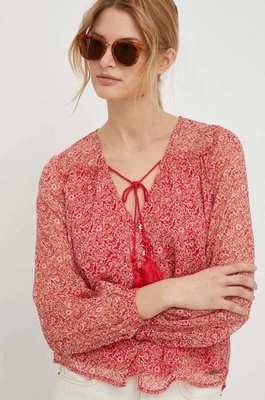Zdjęcie produktu Pepe Jeans koszula BLAIR damska kolor czerwony regular PL304722CHEAPER