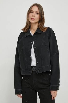 Zdjęcie produktu Pepe Jeans kurtka jeansowa damska kolor czarny przejściowa