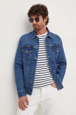 Zdjęcie produktu Pepe Jeans kurtka jeansowa PINNERS męska kolor niebieski przejściowa PM402715HT7