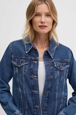 Zdjęcie produktu Pepe Jeans kurtka jeansowa REGULAR JACKET damska kolor granatowy przejściowa PL402432CT9