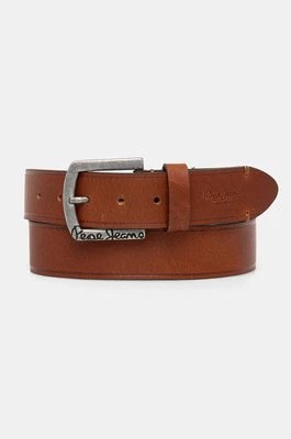 Zdjęcie produktu Pepe Jeans pasek skórzany MOSS BELT męski kolor brązowy PM021026