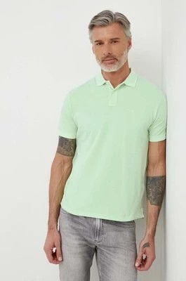 Zdjęcie produktu Pepe Jeans polo bawełniane NEW OLIVER GD kolor zielony gładki PM542099